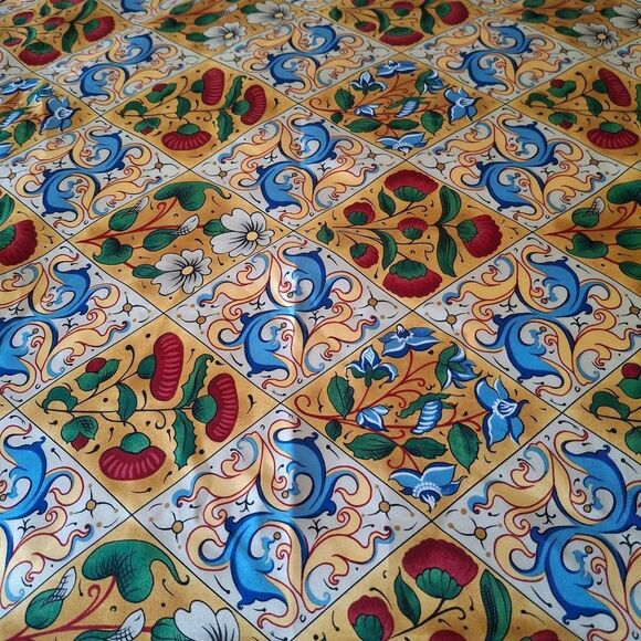 Museum of Fine Arts Boston Silk Scarf – 100% Silk Square, Multicolor Floral Prin - Picture 4 of 9